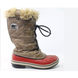 Sorel Trail Autumn Bronze Tofino Joan Snow Boot Size 7.5 NL 1909-239